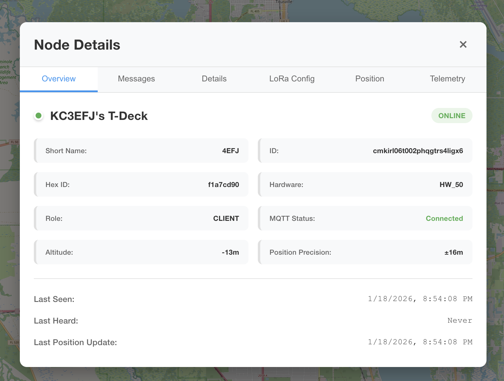 Extended node details